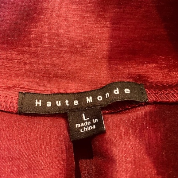 Haute Monde high/low skirt size L NWT - Picture 6 of 8